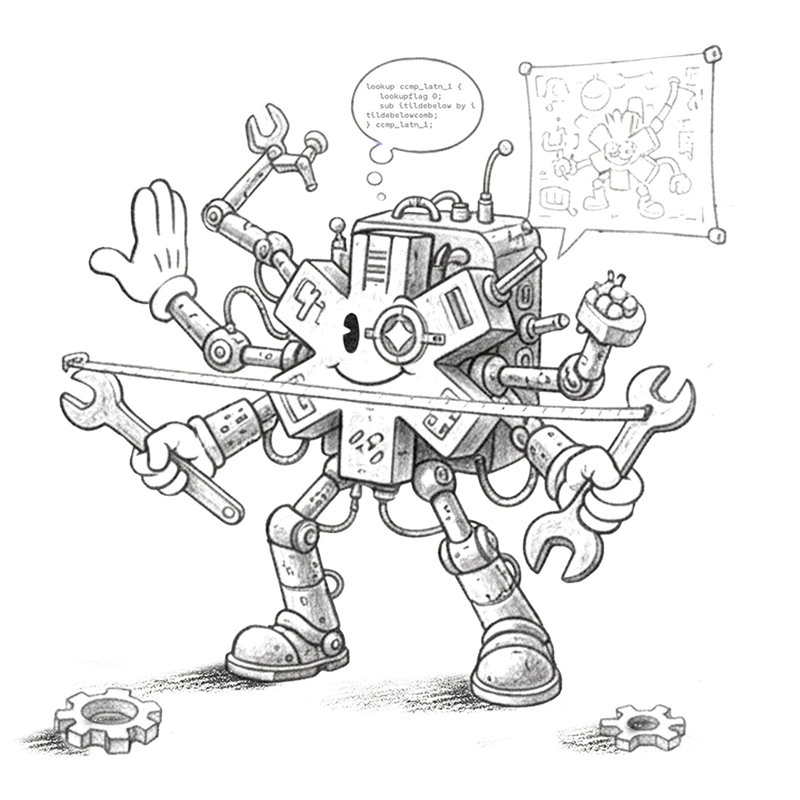 Mascot Asterisk OpenType Features