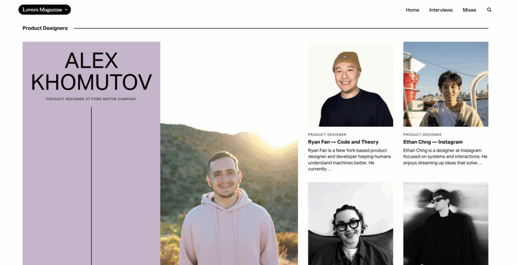 Lovers Magazine – logo