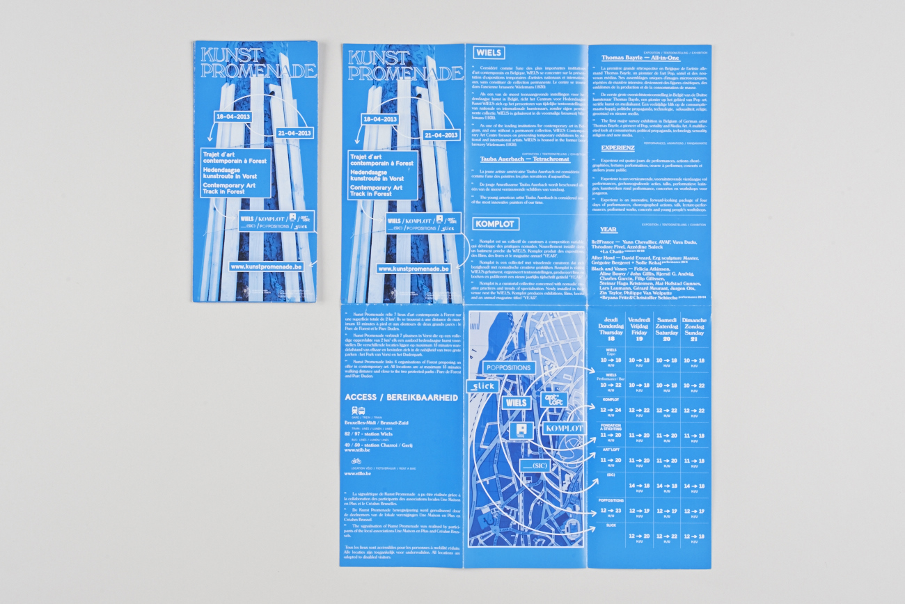 Kunst Promenade leaflet