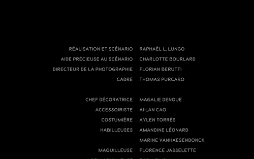 Screen Titles for the movie BANG BANG